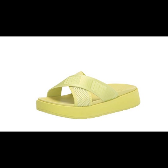 🆕 UGG Women's Emily Slide Sandal, Pollen (Yellow) MESH - Picture 7 of 7